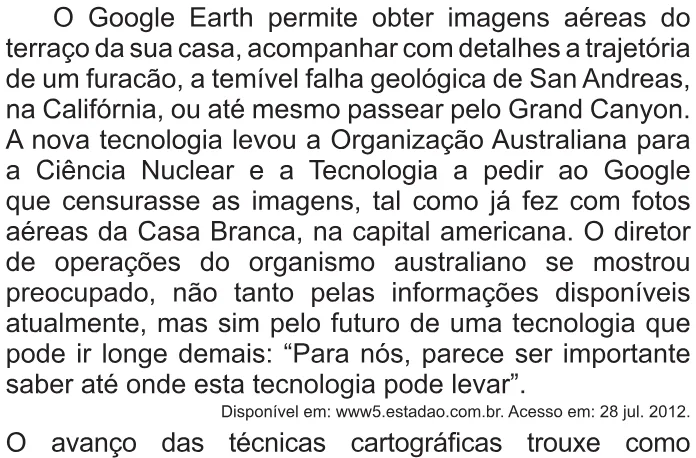 Trecho original com figura, tabela ou fórmula da questão 64 do ENEM 2021 - 1º Dia – Caderno 1 – Azul – Reaplicação/PPL/Segunda Oportunidade.