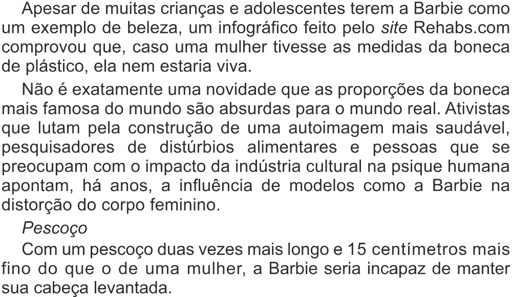 Trecho original com figura, tabela ou fórmula da questão 26 do ENEM 2017 - 1º Dia - Caderno 1 - Azul (Superampliada) – Aplicação regular.