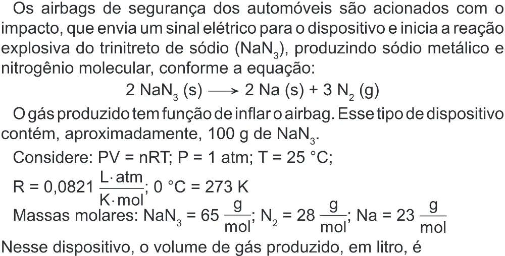 Trecho original com figura, tabela ou fórmula da questão 102 do ENEM 2022 - 2º Dia – Caderno 6 – Cinza (Superampliada) – Reaplicação/PPL.