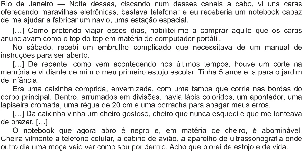 Trecho original com figura, tabela ou fórmula da questão 14 do ENEM 2021 - 1º Dia – Caderno 2 – Amarelo (Ampliada) – Aplicação Regular.
