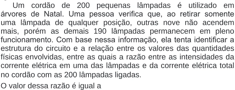 Trecho original com figura, tabela ou fórmula da questão 132 do ENEM 2020 - 2º Dia – Caderno 8 – Rosa (Superampliada) – Reaplicação/PPL.