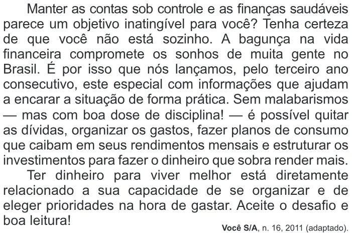 Trecho original com figura, tabela ou fórmula da questão 101 do ENEM 2015 - 2º Dia - Caderno 14 - Cinza – Reaplicação/PPL.