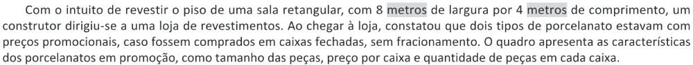 Trecho original com figura, tabela ou fórmula da questão 179 do ENEM 2025 - 2º Dia – Caderno 11 – Laranja (Braile e ledor) – Reaplicação - (Ledor).