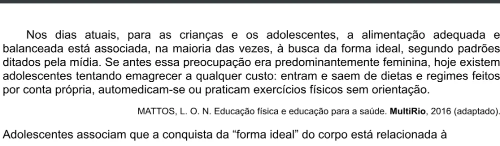 Trecho original com figura, tabela ou fórmula da questão 44 do ENEM 2020 - 1º Dia - Caderno 4 – Rosa – Espanhol – Aplicação digital.
