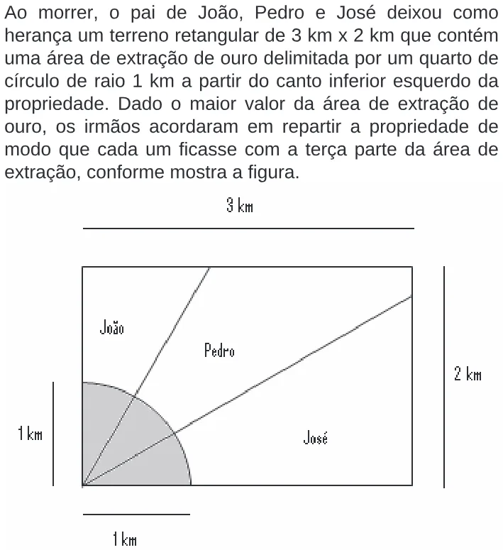 Trecho original com figura, tabela ou fórmula da questão 164 do ENEM 2009 - 2º Dia - Caderno 6 - Cinza.