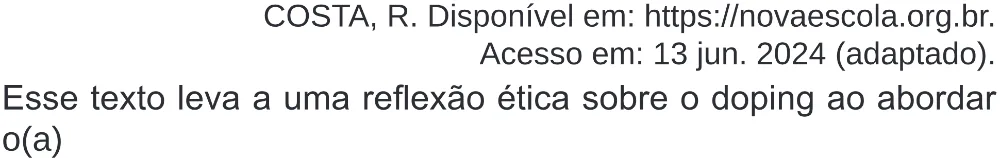Trecho original com figura, tabela ou fórmula da questão 8 do ENEM 2024 - 1º Dia – Caderno 4 – Verde (Superampliada) – Reaplicação/PPL.