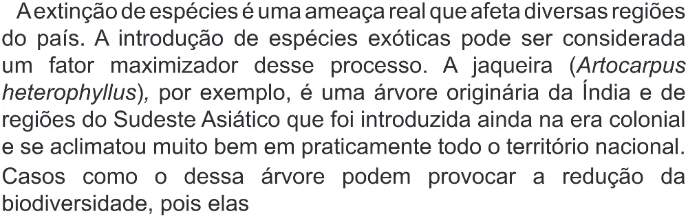 Trecho original com figura, tabela ou fórmula da questão 124 do ENEM 2022 - 2º Dia – Caderno 6 – Cinza (Superampliada) – Aplicação Regular.