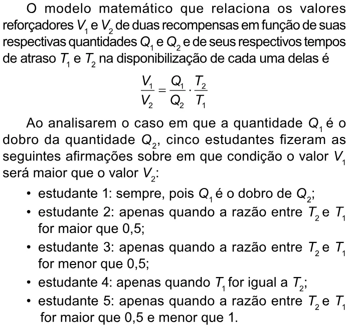 Trecho original com figura, tabela ou fórmula da questão 168 do ENEM 2023 - 2º Dia – Caderno 6 – Cinza – Reaplicação/PPL.