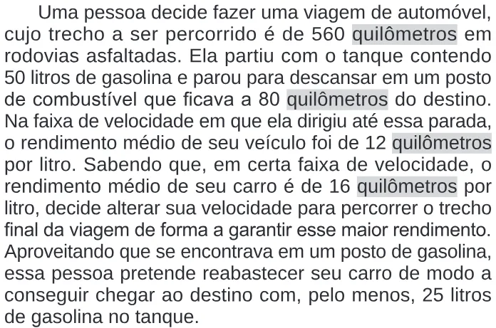 Trecho original com figura, tabela ou fórmula da questão 168 do ENEM 2024 - 2º Dia – Caderno 11 – Laranja (braile e ledor) – Reaplicação/PPL.