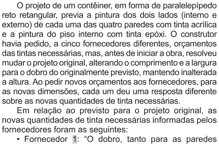 Trecho original com figura, tabela ou fórmula da questão 152 do ENEM 2021 - 2º Dia – Caderno 11 – Laranja (braile e ledor) – Aplicação Regular.