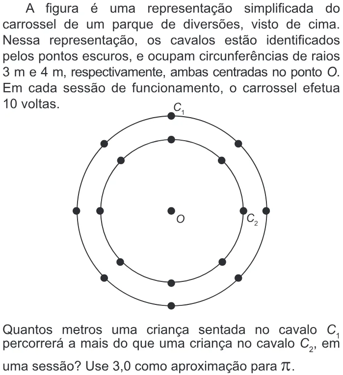 Trecho original com figura, tabela ou fórmula da questão 149 do ENEM 2015 - 2º Dia - Caderno 16 - Cinza – Reaplicação/PPL.