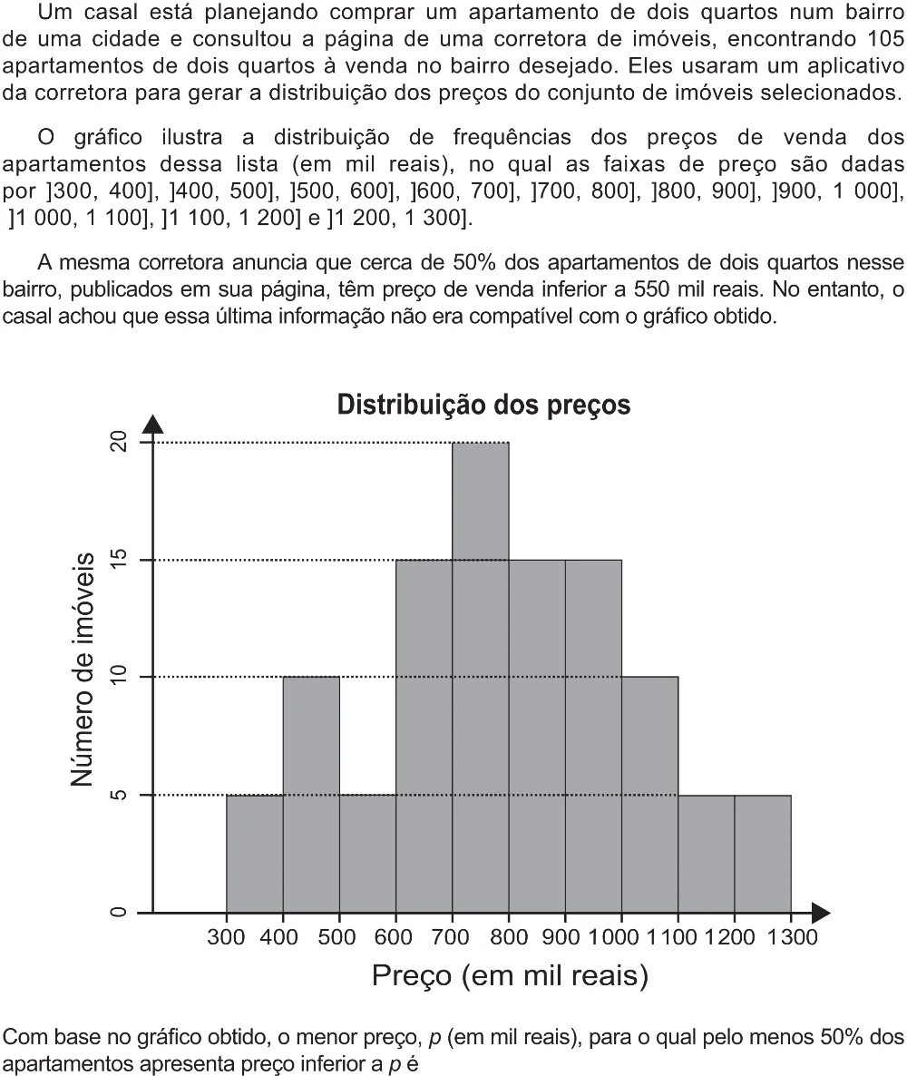 Trecho original com figura, tabela ou fórmula da questão 167 do ENEM 2021 - 2º Dia – Caderno 5 – Amarelo (Ampliada) – Aplicação Regular.