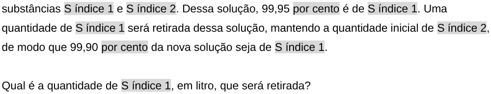 Trecho original com figura, tabela ou fórmula da questão 144 do ENEM 2025 - 2º Dia – Caderno 11 – Laranja (Braile e ledor) – Aplicação Regular - Leitor de tela (NVDA).