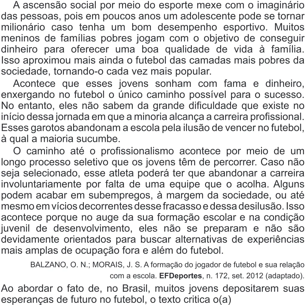 Trecho original com figura, tabela ou fórmula da questão 19 do ENEM 2017 - 1º Dia - Caderno 1 - Azul (Superampliada) – Aplicação regular.