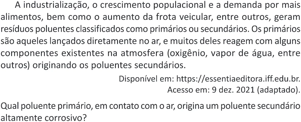 Trecho original com figura, tabela ou fórmula da questão 102 do ENEM 2025 - 2º Dia – Caderno 11 – Laranja (Braile e ledor) – Aplicação Regular - (Superampliada) - Belém, Ananindeua e Marituba.