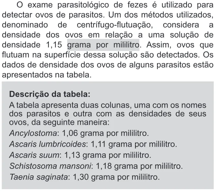 Trecho original com figura, tabela ou fórmula da questão 112 do ENEM 2020 - 2º Dia - Caderno 11 – Laranja (braile e ledor) – Aplicação Regular.