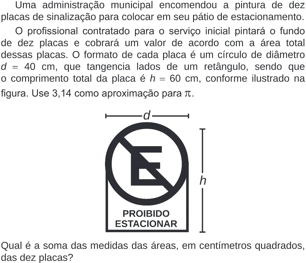Trecho original com figura, tabela ou fórmula da questão 143 do ENEM 2019 - 2º Dia – Caderno 6 – Cinza (Superampliada) – Aplicação Regular.