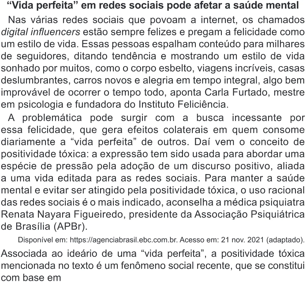 Trecho original com figura, tabela ou fórmula da questão 26 do ENEM 2022 - 1º Dia – Caderno 10 – Verde (Libras – Superampliada) – Aplicação Regular.