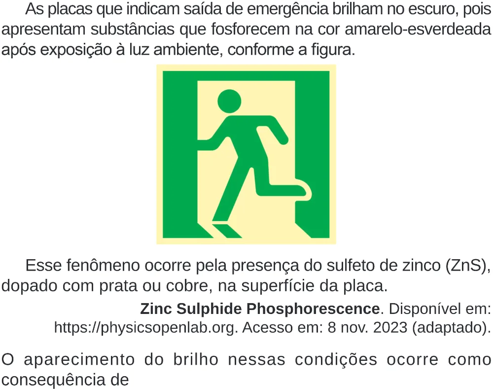 Trecho original com figura, tabela ou fórmula da questão 126 do ENEM 2024 - 2º Dia – Caderno 8 – Verde – Aplicação Regular - (Superampliada).