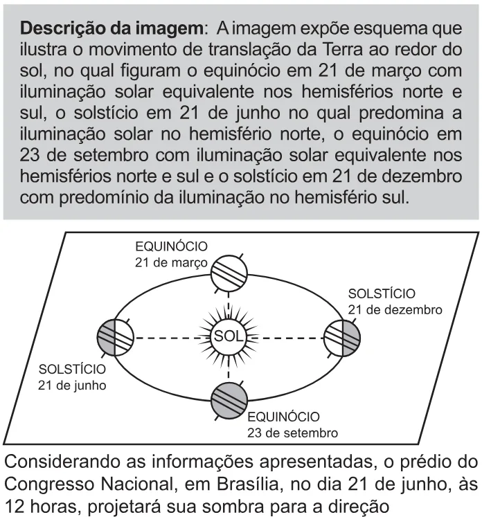 Trecho original com figura, tabela ou fórmula da questão 46 do ENEM 2021 - 1º Dia – Caderno 9 – Laranja (Braile e ledor) – Aplicação Regular.
