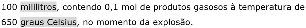 Trecho original com figura, tabela ou fórmula da questão 107 do ENEM 2023 - 2º Dia – Caderno 11 – Laranja (braile e ledor) – Aplicação Regular - Caderno 11 – Laranja – Leitor de tela (NVDA) - Ciências da Natureza e suas Tecnologias.