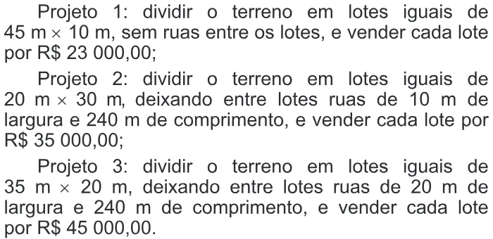 Trecho original com figura, tabela ou fórmula da questão 136 do ENEM 2018 - 2º Dia - Caderno 18 - Cinza - Reaplicação/PPL.
