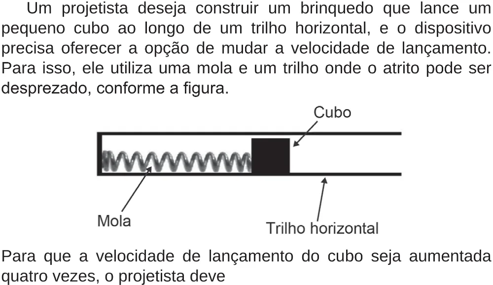 Trecho original com figura, tabela ou fórmula da questão 98 do ENEM 2018 - 2º Dia - Caderno 5 – Amarelo (Superampliada) – Aplicação regular.