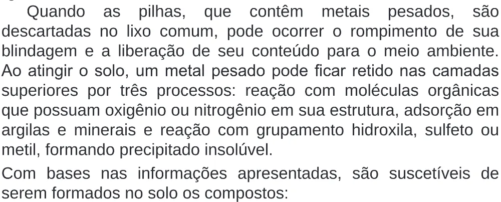 Trecho original com figura, tabela ou fórmula da questão 106 do ENEM 2020 - 2º Dia – Caderno 8 – Rosa (Superampliada) – Reaplicação/PPL.