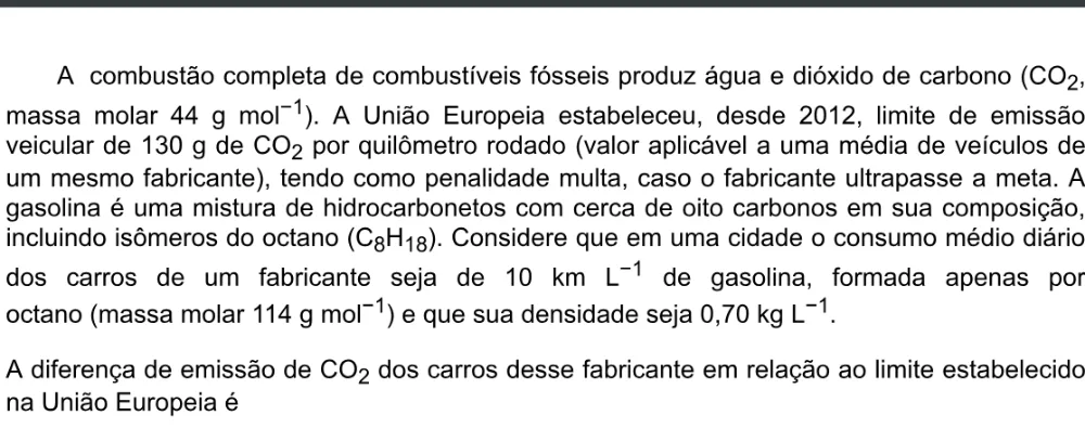 Trecho original com figura, tabela ou fórmula da questão 102 do ENEM 2020 - 2º Dia - Caderno 5 – Amarelo – Aplicação digital.