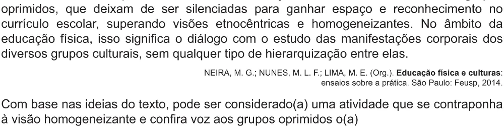 Trecho original com figura, tabela ou fórmula da questão 18 do ENEM 2021 - 1º Dia – Caderno 2 – Amarelo (Ampliada) – Reaplicação/PPL/Segunda Oportunidade.