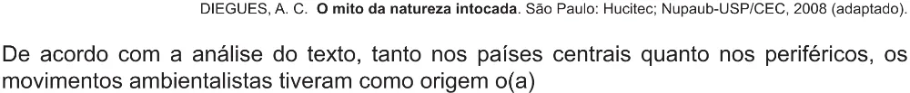 Trecho original com figura, tabela ou fórmula da questão 88 do ENEM 2021 - 1º Dia – Caderno 2 – Amarelo (Ampliada) – Reaplicação/PPL/Segunda Oportunidade.