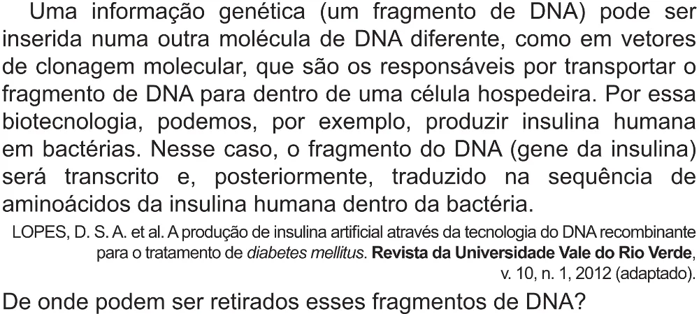 Trecho original com figura, tabela ou fórmula da questão 104 do ENEM 2021 - 2º Dia – Caderno 5 – Amarelo (Superampliada) – Reaplicação/PPL/Segunda Oportunidade.