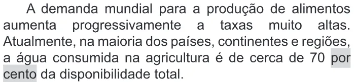 Trecho original com figura, tabela ou fórmula da questão 48 do ENEM 2020 - 1º Dia - Caderno 9 – Laranja (braile e ledor) – Aplicação Regular.