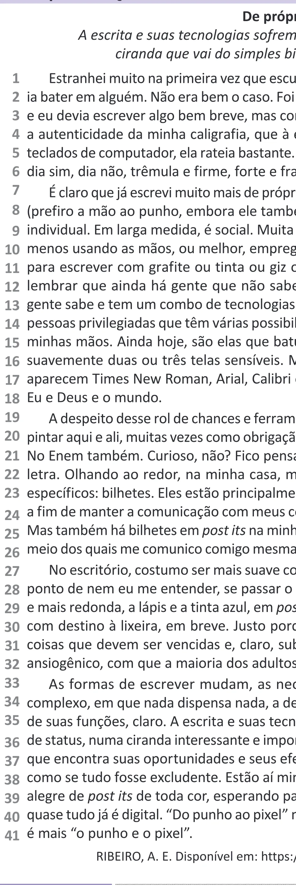 Trecho original com figura, tabela ou fórmula da questão 6 do ENEM 2025 - 1º Dia – Caderno 10 – Roxo (Libras) – Aplicação Regular - (Ampliada).