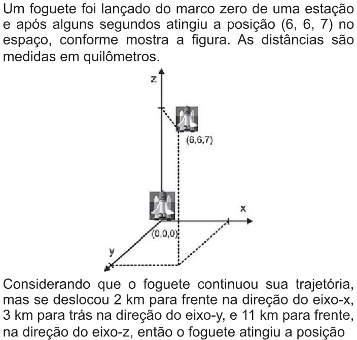 Trecho original com figura, tabela ou fórmula da questão 142 do ENEM 2010 - 2º Dia – Caderno 5 – Amarelo – Reaplicação/PPL.