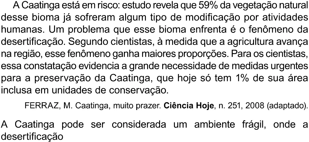 Trecho original com figura, tabela ou fórmula da questão 110 do ENEM 2023 - 2º Dia – Caderno 8 – Rosa (Superampliada) – Reaplicação/PPL.