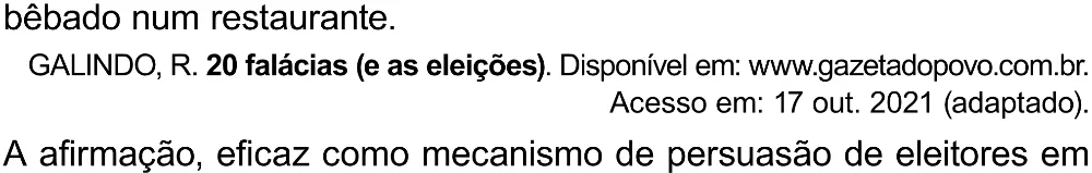 Trecho original com figura, tabela ou fórmula da questão 46 do ENEM 2023 - 1º Dia – Caderno 4 – Rosa (Superampliada) – Reaplicação/PPL.