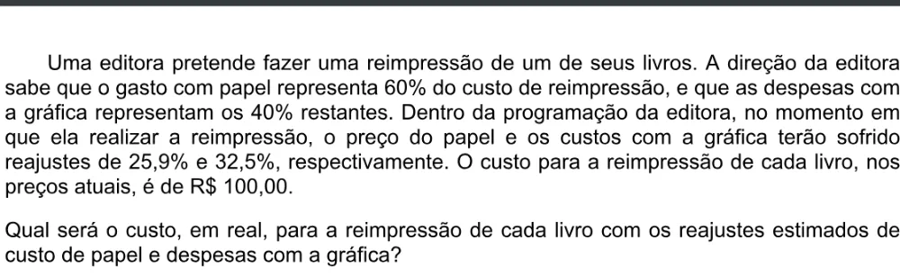 Trecho original com figura, tabela ou fórmula da questão 154 do ENEM 2020 - 2º Dia - Caderno 5 – Amarelo – Aplicação digital.