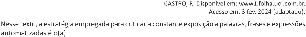 Trecho original com figura, tabela ou fórmula da questão 23 do ENEM 2025 - 1º Dia – Caderno 9 – Laranja (Braile e ledor) – Aplicação Regular - (Ampliada).