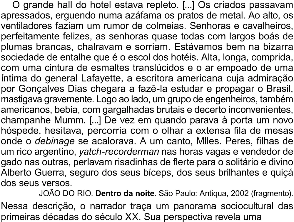 Trecho original com figura, tabela ou fórmula da questão 43 do ENEM 2023 - 1º Dia – Caderno 4 – Rosa (Superampliada) – Reaplicação/PPL.