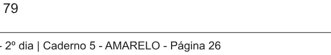 Alternativa E da questão 168 do ENEM 2018 - 2º Dia - Caderno 5 - Amarelo – Aplicação regular.