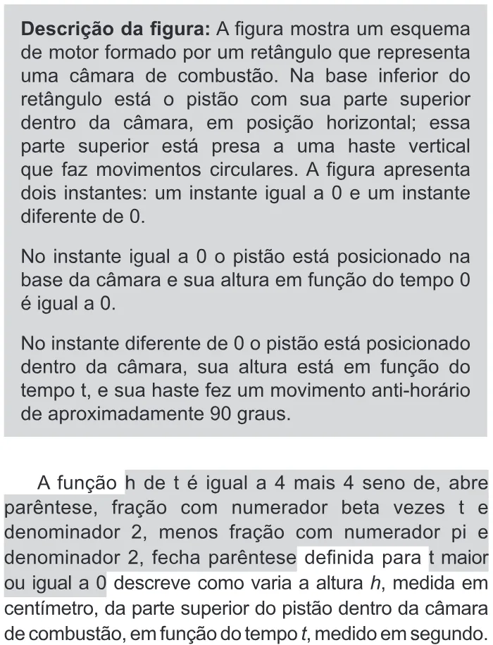 Trecho original com figura, tabela ou fórmula da questão 172 do ENEM 2019 - 2º Dia – Caderno 11 – Laranja (Braile e Ledor) – Aplicação Regular.