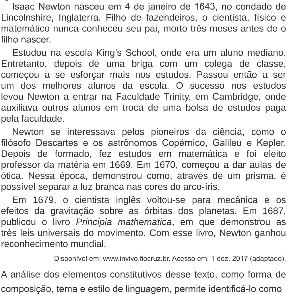Trecho original com figura, tabela ou fórmula da questão 19 do ENEM 2020 - 1º Dia – Caderno 4 – Rosa (Superampliada) – Reaplicação/PPL.