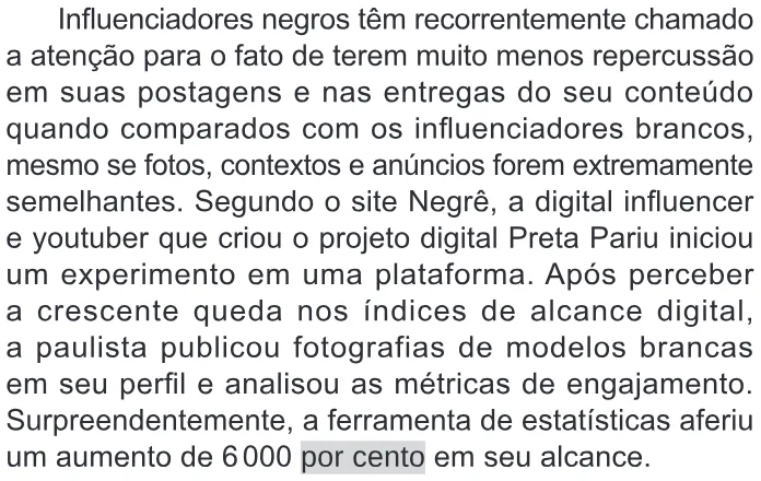 Trecho original com figura, tabela ou fórmula da questão 36 do ENEM 2024 - 1º Dia – Caderno 9 – Laranja (Braile e ledor) – Aplicação Regular.