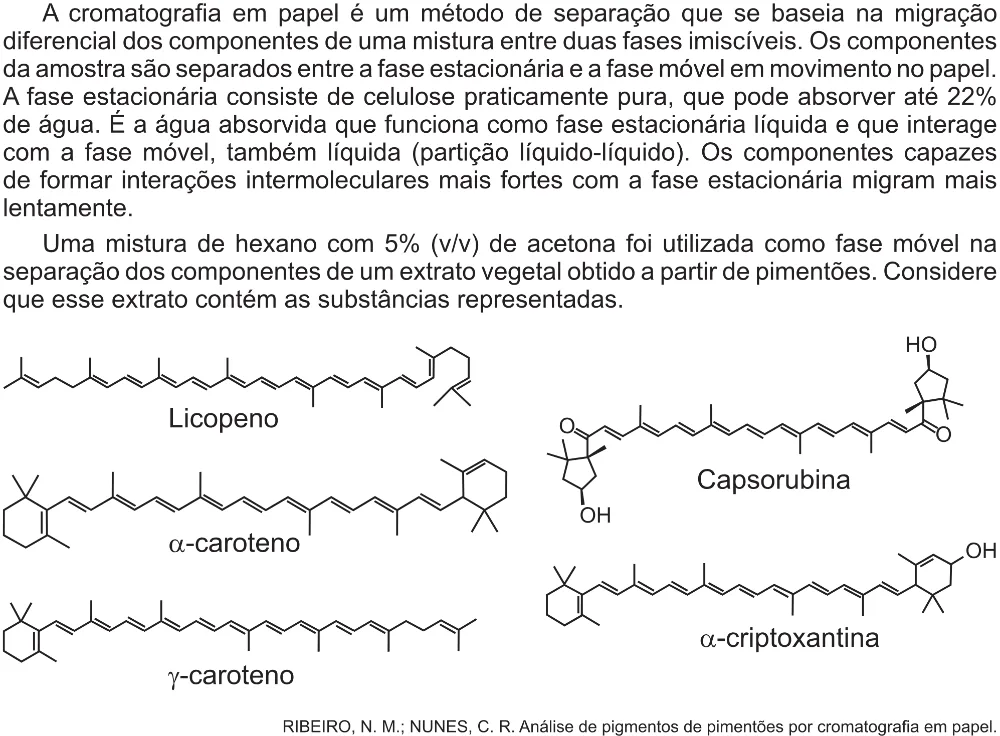 Trecho original com figura, tabela ou fórmula da questão 131 do ENEM 2017 - 2º Dia - Caderno 5 – Amarelo(Ampliada) – Aplicação regular.