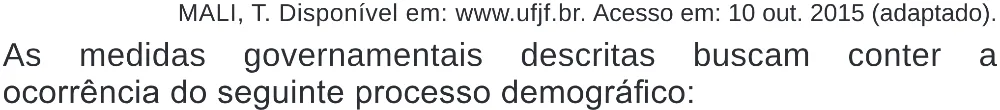 Trecho original com figura, tabela ou fórmula da questão 61 do ENEM 2019 - 1º Dia – Caderno 1 – Azul (Superampliada) – Reaplicação/PPL.