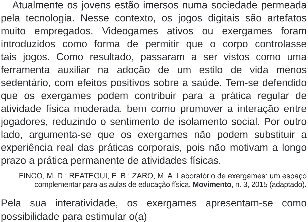 Trecho original com figura, tabela ou fórmula da questão 12 do ENEM 2020 - 1º Dia - Caderno 4 – Rosa (Superampliada) – Aplicação Regular.