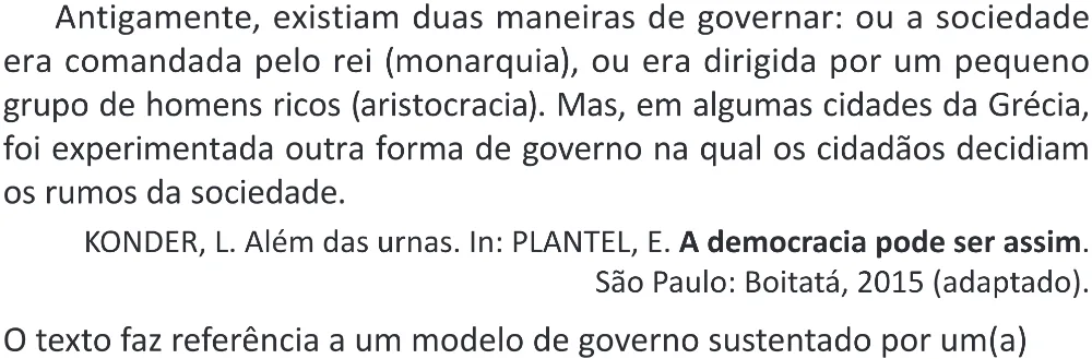 Trecho original com figura, tabela ou fórmula da questão 80 do ENEM 2025 - 1º Dia – Caderno 9 – Laranja (Braile e ledor) – Aplicação Regular - (Superampliada) - Belém, Ananindeua e Marituba.