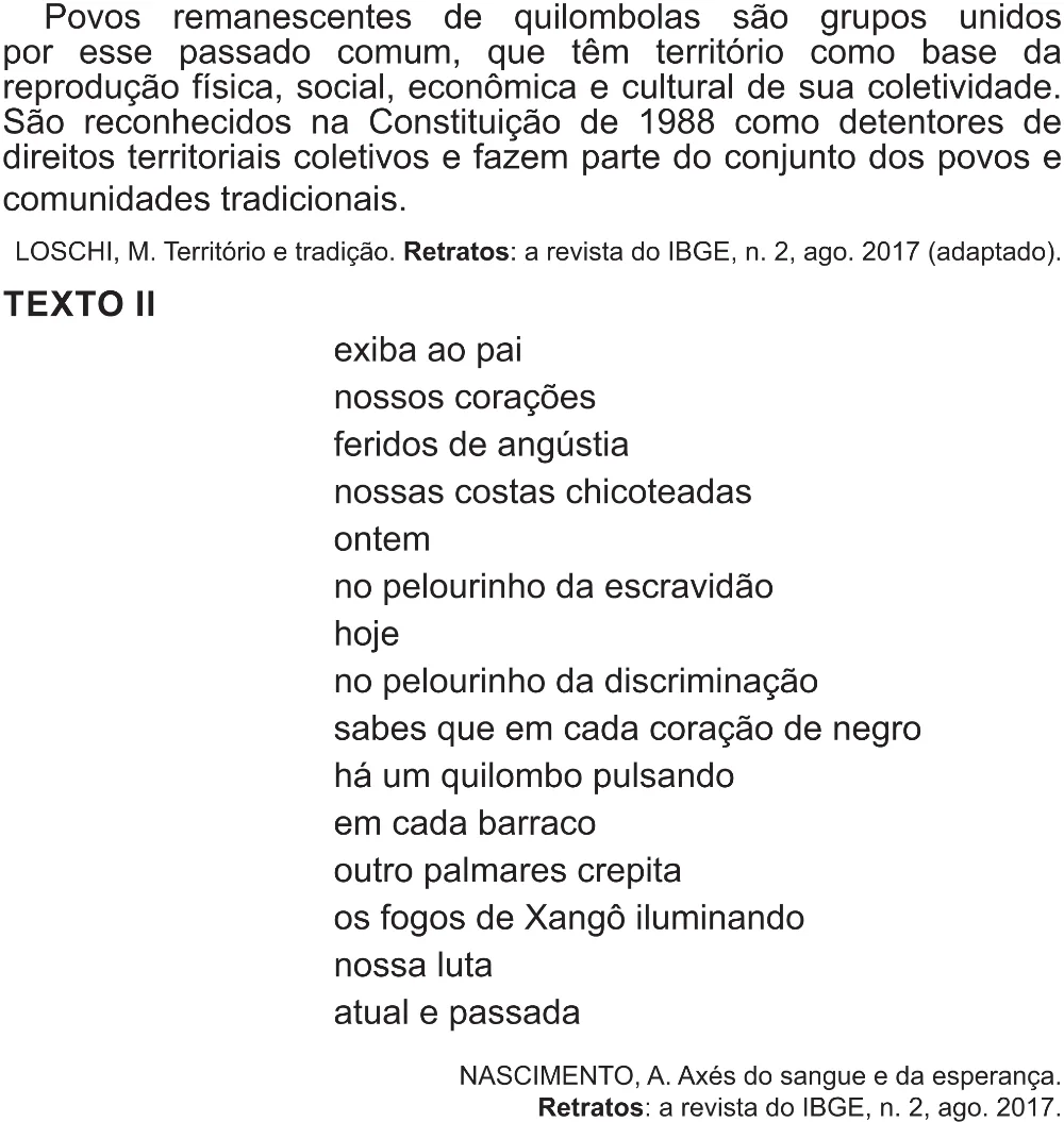Trecho original com figura, tabela ou fórmula da questão 33 do ENEM 2021 - 1º Dia – Caderno 2 – Amarelo (Superampliada) – Reaplicação/PPL/Segunda Oportunidade.