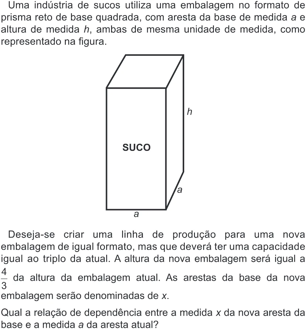 Trecho original com figura, tabela ou fórmula da questão 147 do ENEM 2022 - 2º Dia – Caderno 6 – Cinza (Superampliada) – Reaplicação/PPL.